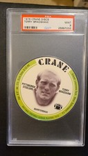 1976 Crane Discs Terry Bradshaw Pittsburgh Steelers Hall of Fame PSA 9