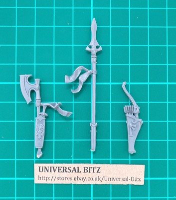 High Elves Tiranoc Lion Chariot Weapons Spear x 3 J Warhammer Elf RARE OOP U5 B