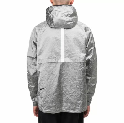 NIKE NSW TECH PACK WOVEN FULL ZIP HOODED JACKET CU3758-095 MEN SIZE 2XL