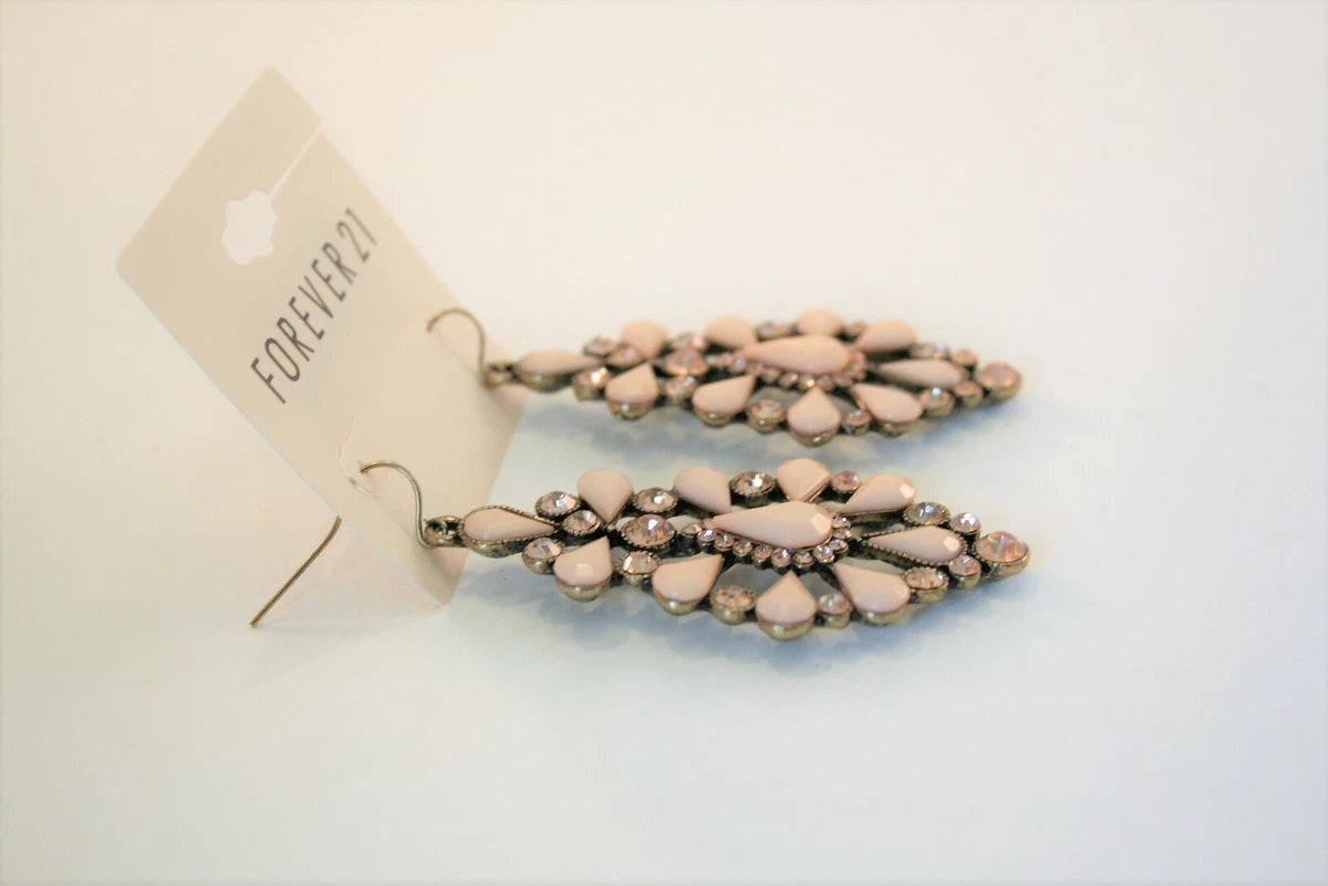Forever 21 rhinestone earrings sale