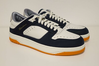 SANTONI Schuhe Herrenschuhe Freizeitschuhe Sneaker- GR. 8,5 (42,5) - NEU - OVP