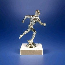 Mens Track Trophy With Marble Base