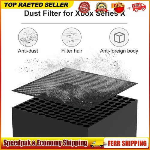 1/2 Set Game Console Dust Cover for Xbox Series X Gaming Host Dustproof