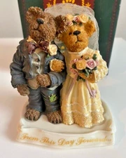 Boyds Bears Resin Figurine  'Mr & Mrs Everlove… From This Day Forward'  2E