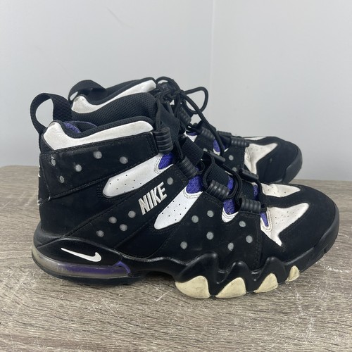 15 Nike Air Max 2 Cb 94 Beaters Charles Barkley Black Purple 006 Sz 9 5 Ebay