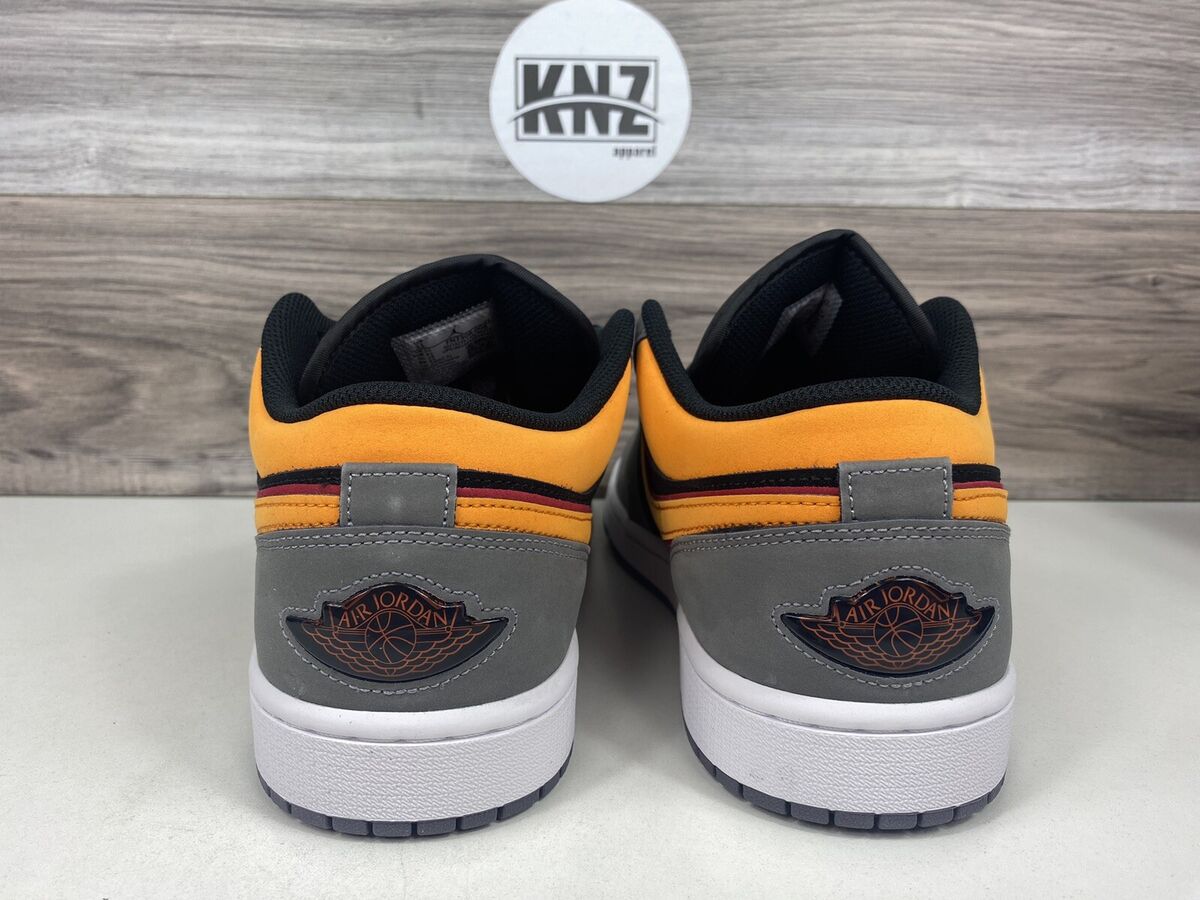 Nike Air Jordan 1 LOW SE Black Vivid Orange Grey FN7308 008 Nike Air Jordan 1 LOW SE Black Vivid Orange Grey FN7308 008