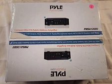 Pyle PMSA126BU Compact Mini PA Public Address Amplifier