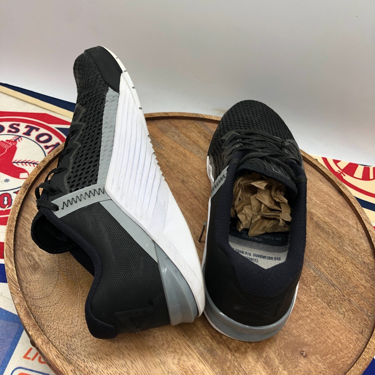 Nike Mens Metcon 6 Black Iron Grey White CK9388-030 Crossfit 