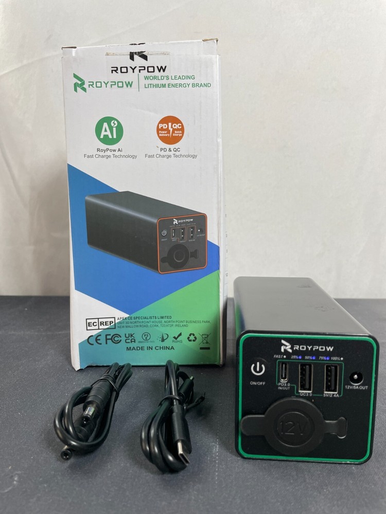 RoyPow C86 Black High Capacity 23400mAh Capacity Portable Charger