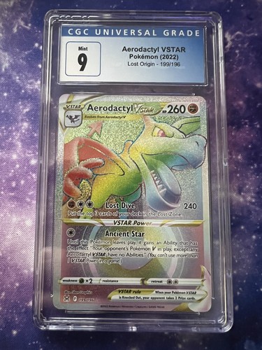 Aerodactyl VSTAR graded CGC 9 for sale on eBay