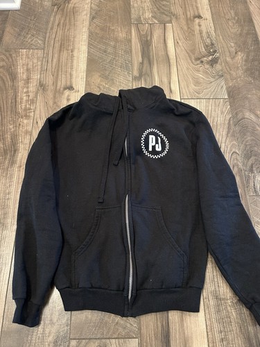 Size S Pearl Jam 2023 Gigaton Tour Full-Zip Hoodie Check Concert Sweatshirt
