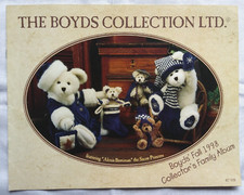 The Boyds Collection Ltd. Boyds' Fall 1998 Collector's Family Album Catalog EUC