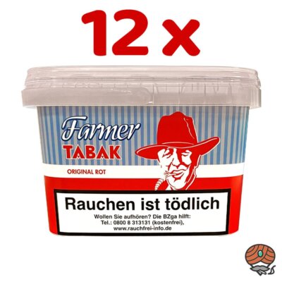  Farmer Original Rot Pfeifentabak Eimer 12x 240g
