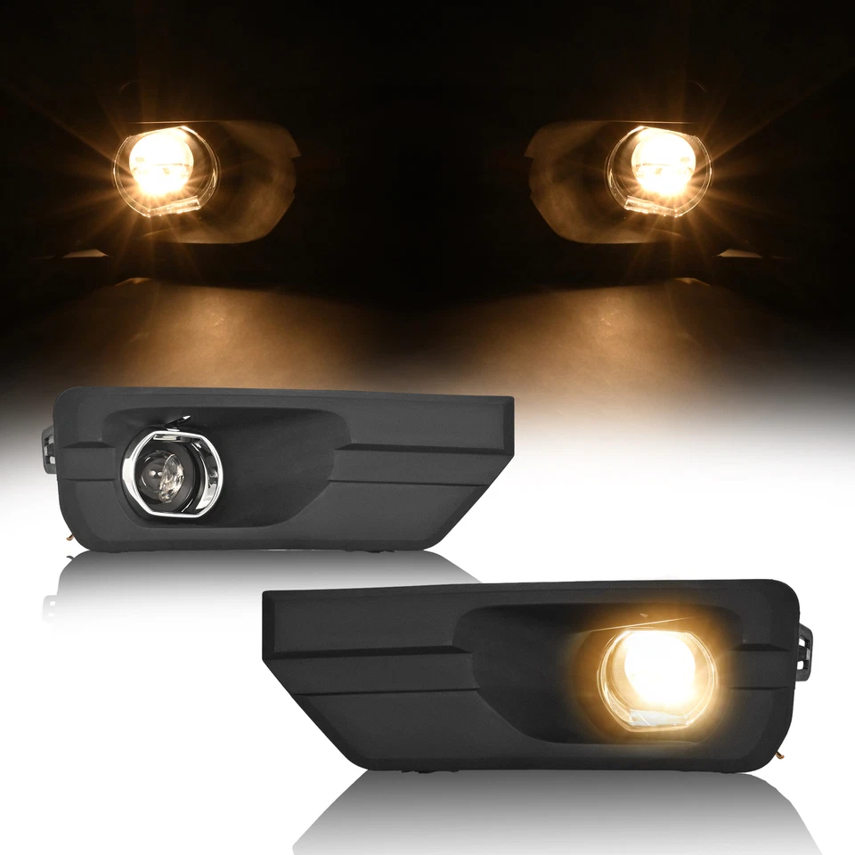 For GMC Acadia 2013-2016 Front Bumper Lamps Pair Fog Lights w/Wiring Switch Kits Foto 3 de 4