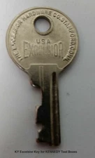 KY11 TO K98 EXCELSIOR KEYS FOR LUGGAGE SUITCASE GESTNER KENNEDY TOOLBOX