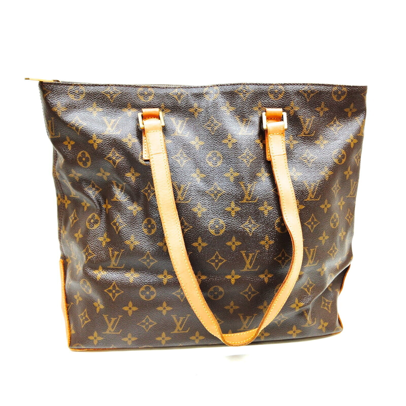 Louis Vuitton LV Shoulder Bag  Cabas Mezzo Brown Monogram 3109585