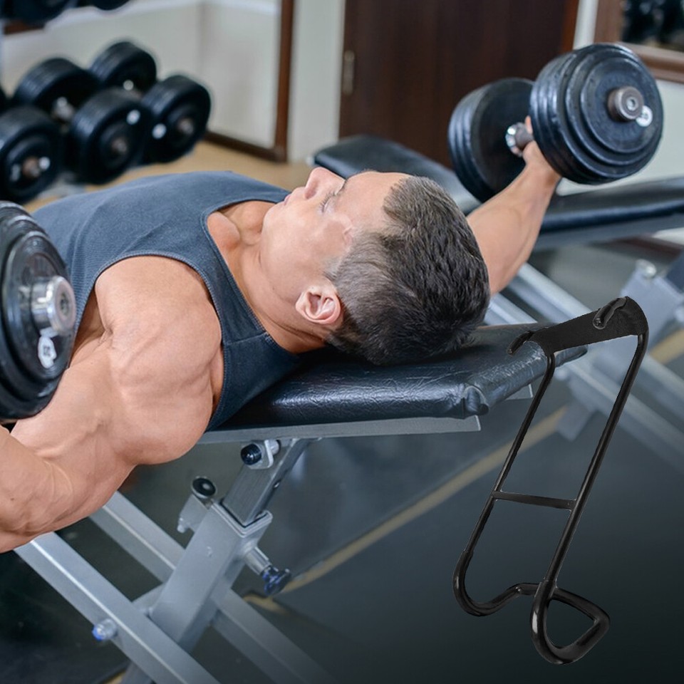 2 Hantel Spotter Haken - 225kg Tragfähigkeit Für Hantelbank Training