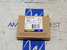 New Square D QO120PCAFI 20 Amp 1 Pole 120V Plug On Neutral AFCI Circuit Breaker