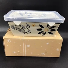 New Temptations Tara Ovenware 12 Oz Bakeware Black Old World Loaf Pan With Lid