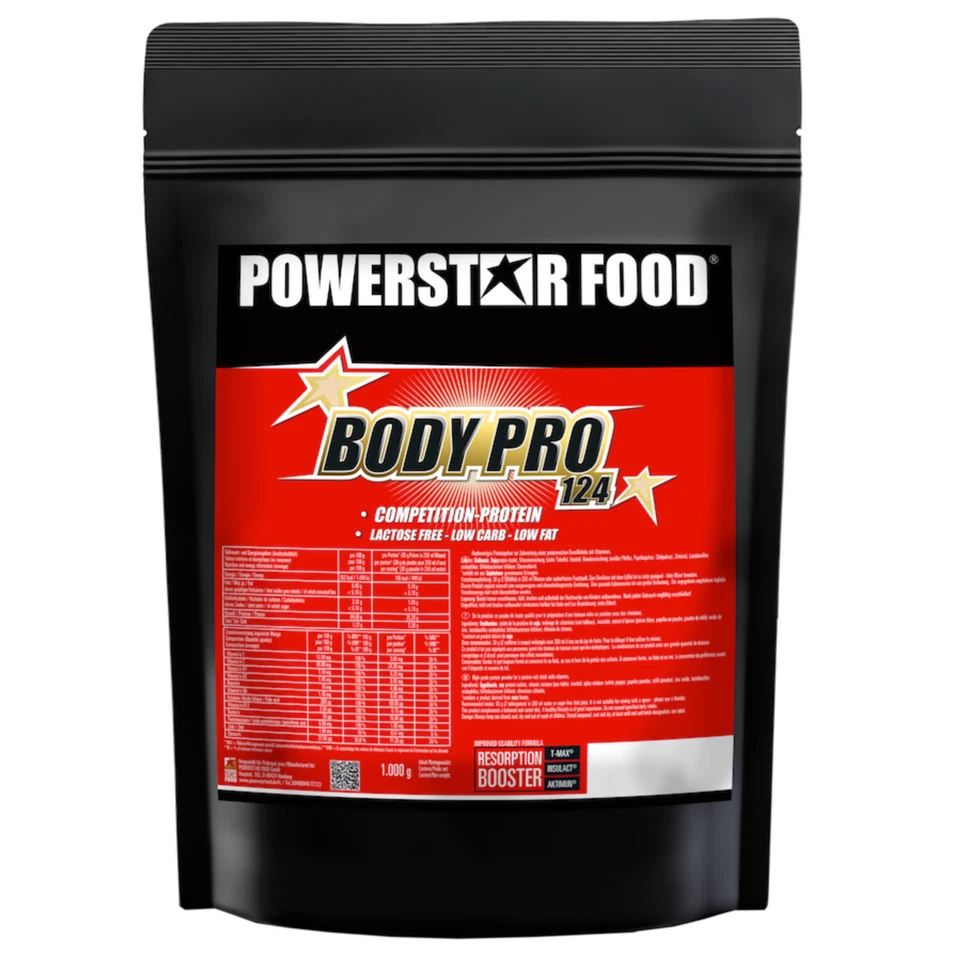 POWERSTAR FOOD BODY PRO 124 - Wettkampfprotein - 1000 g