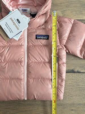 Patagonia スキーウェア・フード付きジャケット 3T ピンク New Patagonia Baby Girls Hi Loft Down Sweater Jacket 3-6