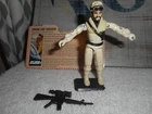 Hasbro GI Joe ARAH figure 1985 Frostbite Snow Cat Driver complete with file card
