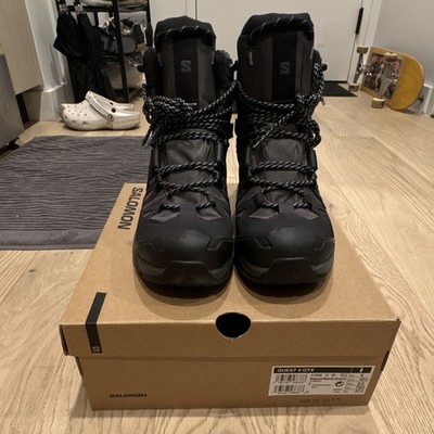 Salomon Quest 4 GTX Men's Hiking Boots US 9.5 Medium Magnet/Black/Quarry