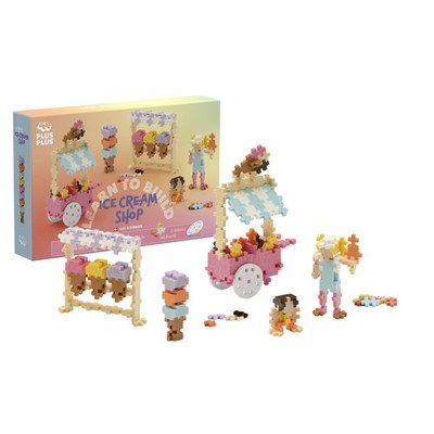 Learn to Build Ice Cream Shop, 285 Pieces - Mini Hashtag Blocks, 3D Puzzle St...