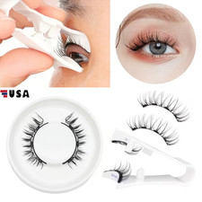 Magnetic Eyelashes Natural Look Reusable Magnetic Lashes with Applicator No Glue