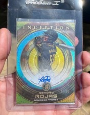 2022 Bowman Inception Baseball Cards Checklist and Odds 18