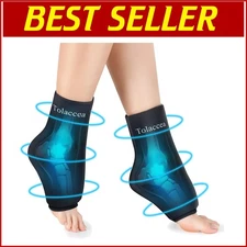 High-Quality Reusable Gel Ice Pack for Ankle & Foot Recovery - 360 Coverage