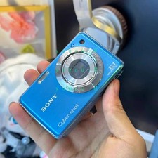 Sony Cyber-Shot DSC-W220 12.1MP CCD Vintage Digital Camera - 80 new-Blue