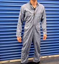 Coveralls Mechanic Red Kap Gray Size 38 Regular CT10PB4 Work Suit Jumpsuit