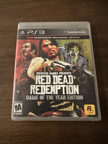 Red Dead Redemption - Game of the Year Edition Sony PlayStation 3 PS3 W/ Manual