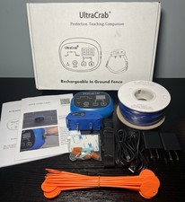 UltraCrab Rechargeable In Ground Animal Protection/Teaching Fence For 1 Animal