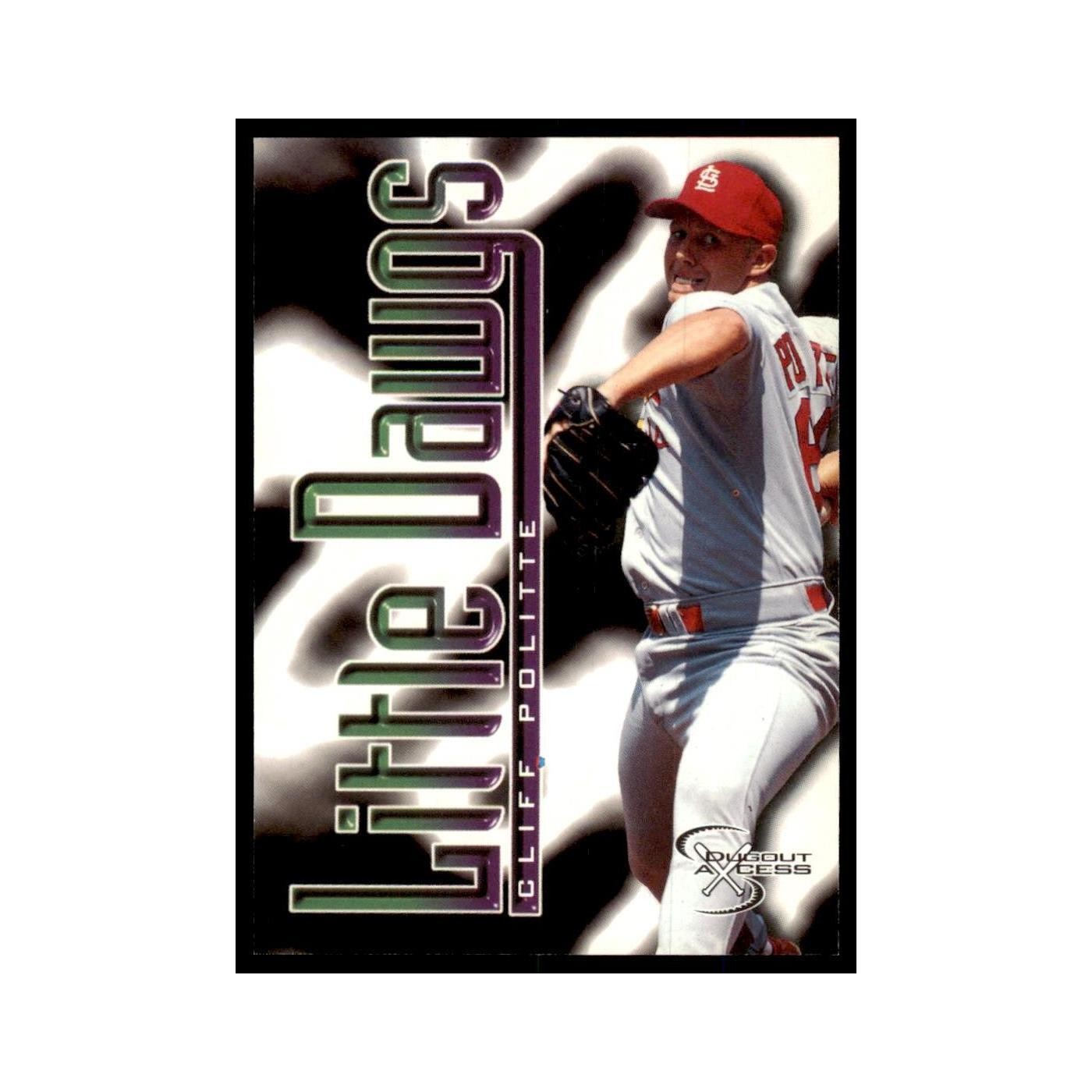 1998 SkyBox Dugout Axcess Cliff Politte Baseball Cards #95