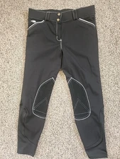 Piper by Smartpak Breeches Horse Back Riding Pants Black Women’s 30R