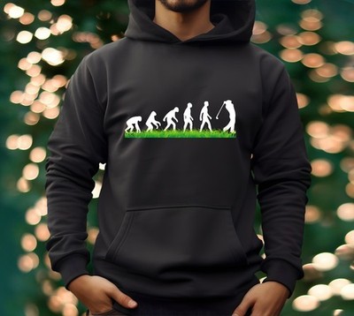 Funny Golf Evolution Hoodie Unisex Pullover Golf Lover Gift Party Tee Hooded Top