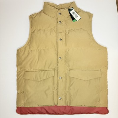 Alpine Design Puffer Vest Men s Large Sahara Sand Thermolite EcoMade Water Repel
