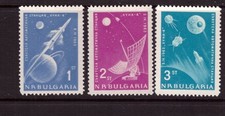 Bulgaria 1963 Space Lunar Probe set MNH mint stamps