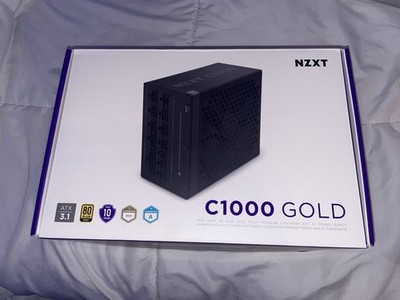 NZXT C1000 Gold Modular ATX PSU 1000W ATX 3.1 Power Supply Black