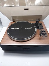 Syitren Paron Record Player Vintage Turntable Walnut Wood for Vinyl, NO BELT