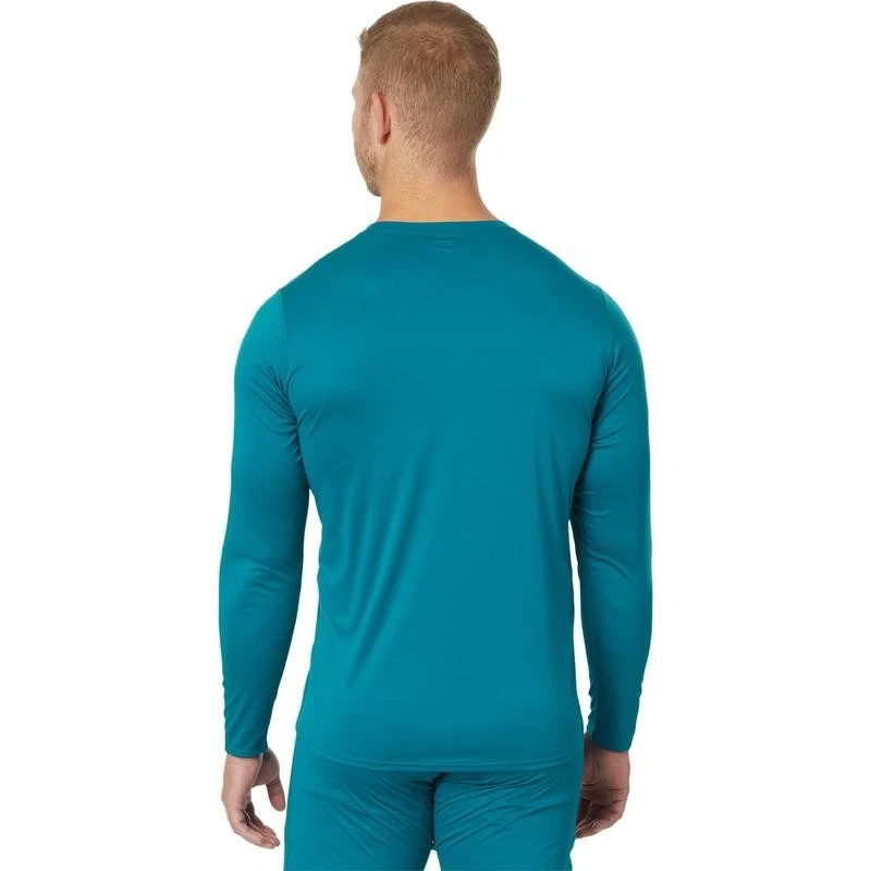 Hot Chillys Pieles de Melocotón Sólidas Crew Para Hombres Azul Aéreo 2X-Grande - Caja Abierta Foto 4 de 4