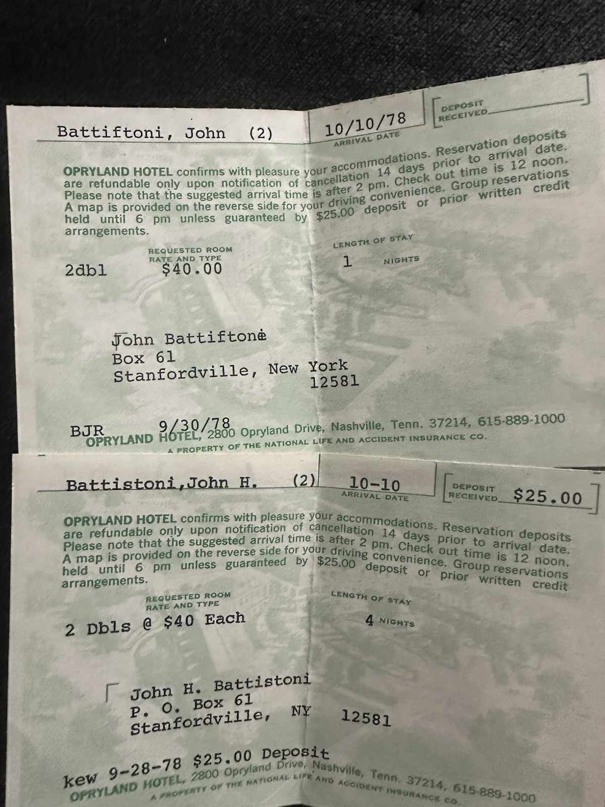 Vintage 1978 Opryland Ephemera Lot Tourist Souvenir Ticket Stubs Postcards Rare