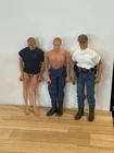 Vtg Lot Of 3 GI Joe Action Figures 12" Hasbro