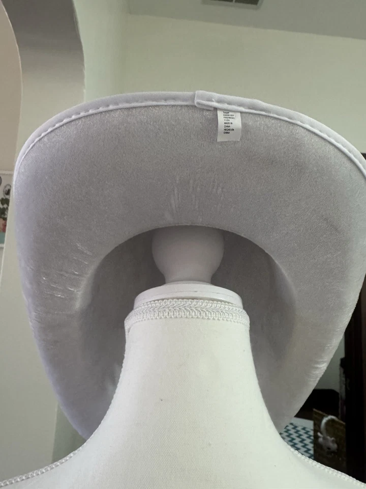 Красно-белый и синий блестками ковбой шляпа для женщин ковбой - Изображение 2 из 4