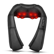 Neck Massager with Heat, Shiatsu Massager for Neck, Back, Shoulder, Foot and
