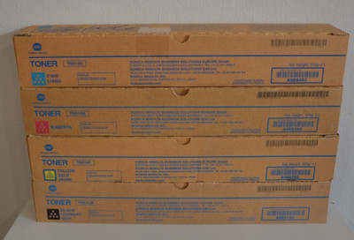 Original Konica-Minolta Toner Set TN514 KYMC für C458, C558, C658 Neu&OVP