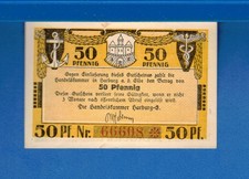 Germany Notgeld Harburg 50 Pfennig 1921 a/Uncirculated Banknote 66608