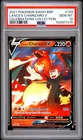 2021 POKEMON SWSH BLACK STAR PROMO #133 LANCE'S CHARIZARD V PSA 10